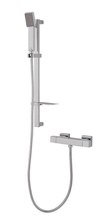 Cooke  &  Lewis Siony Chrome Effect Bar Mixer Shower 3663602949565 