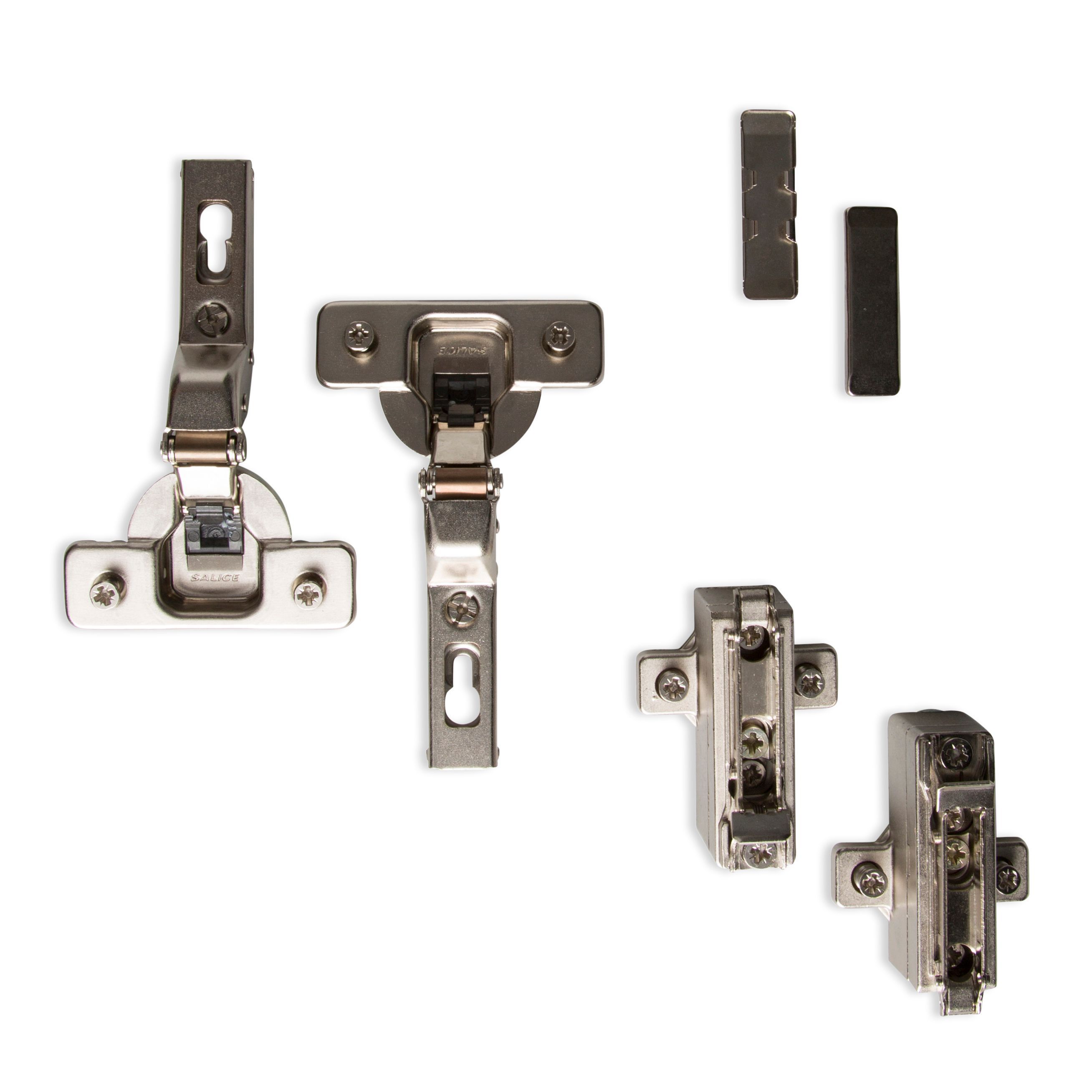 Cooke & Lewis Soft-close 105° Soft-close Frameless Cabinet Hinge, Pack ...