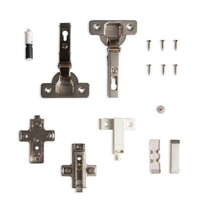 Cooke & Lewis Soft-close 110° Push-open Cabinet hinge, Pack of 2