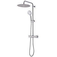 Cooke & Lewis Solani Chrome effect Wall-mounted Shower