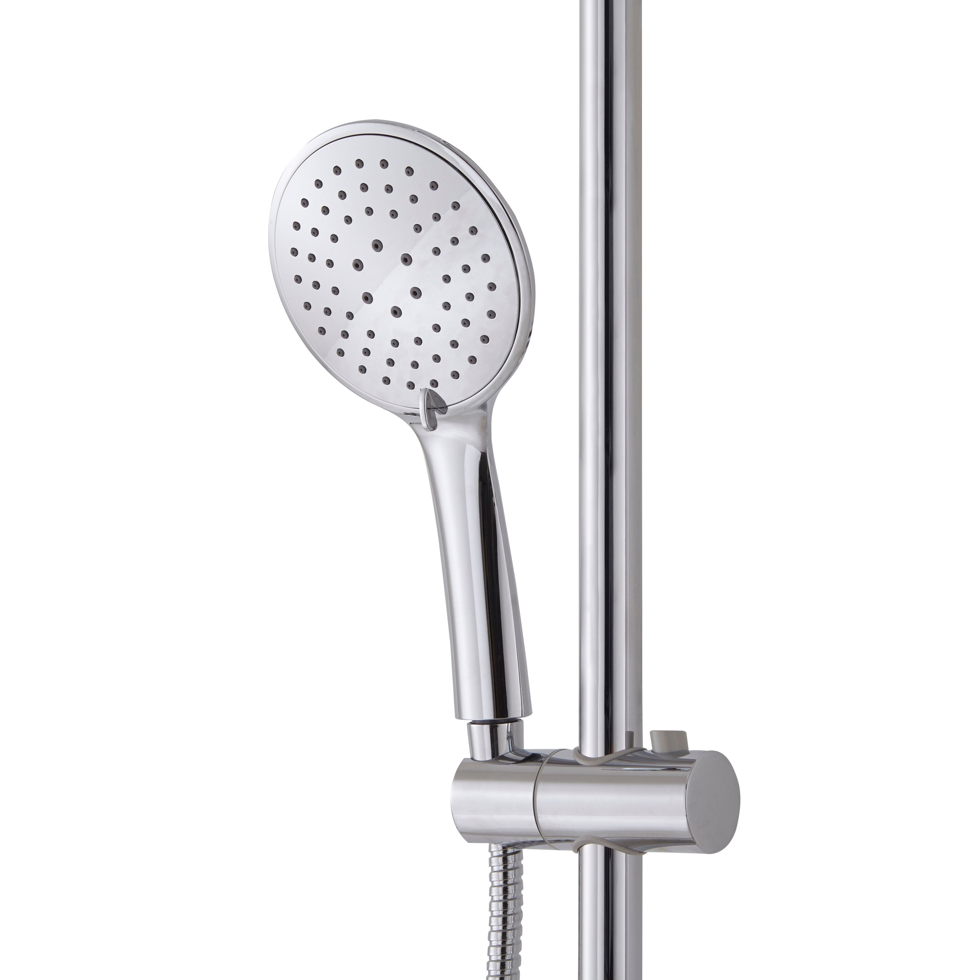 Cooke & Lewis Solani Chrome effect Wall-mounted Shower