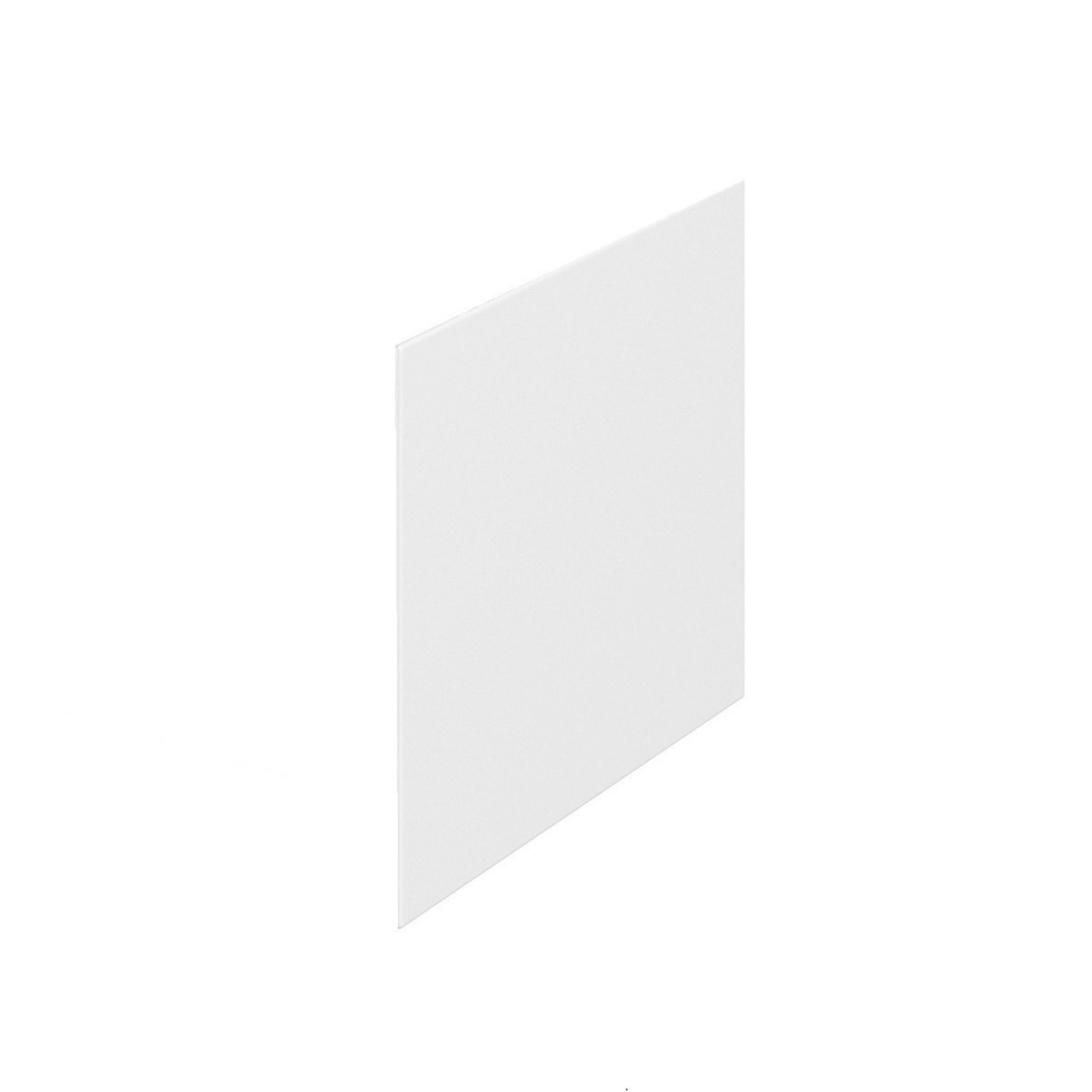 Cooke & Lewis Solarna Gloss White End Bath panel (H)51cm (W)75cm