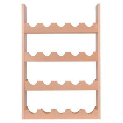 Cooke & Lewis Solid Oak Classic Oak effect Wine rack, (H)684mm (W)464mm