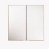 Cooke & Lewis Sorella Brown Walnut effect Mirrored Wall Cabinet (W)600mm (H)852mm