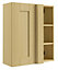 Cooke & Lewis Sorella Oak effect Wall corner Cabinet (W)500mm (H)672mm