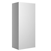 Cooke & Lewis Sorella White Single Mirrored Wall Cabinet (W)300mm (H)672mm