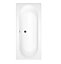 Cooke & Lewis Sovana Acrylic Rectangular Straight 0 tap hole Bath (L)1700mm (W)750mm