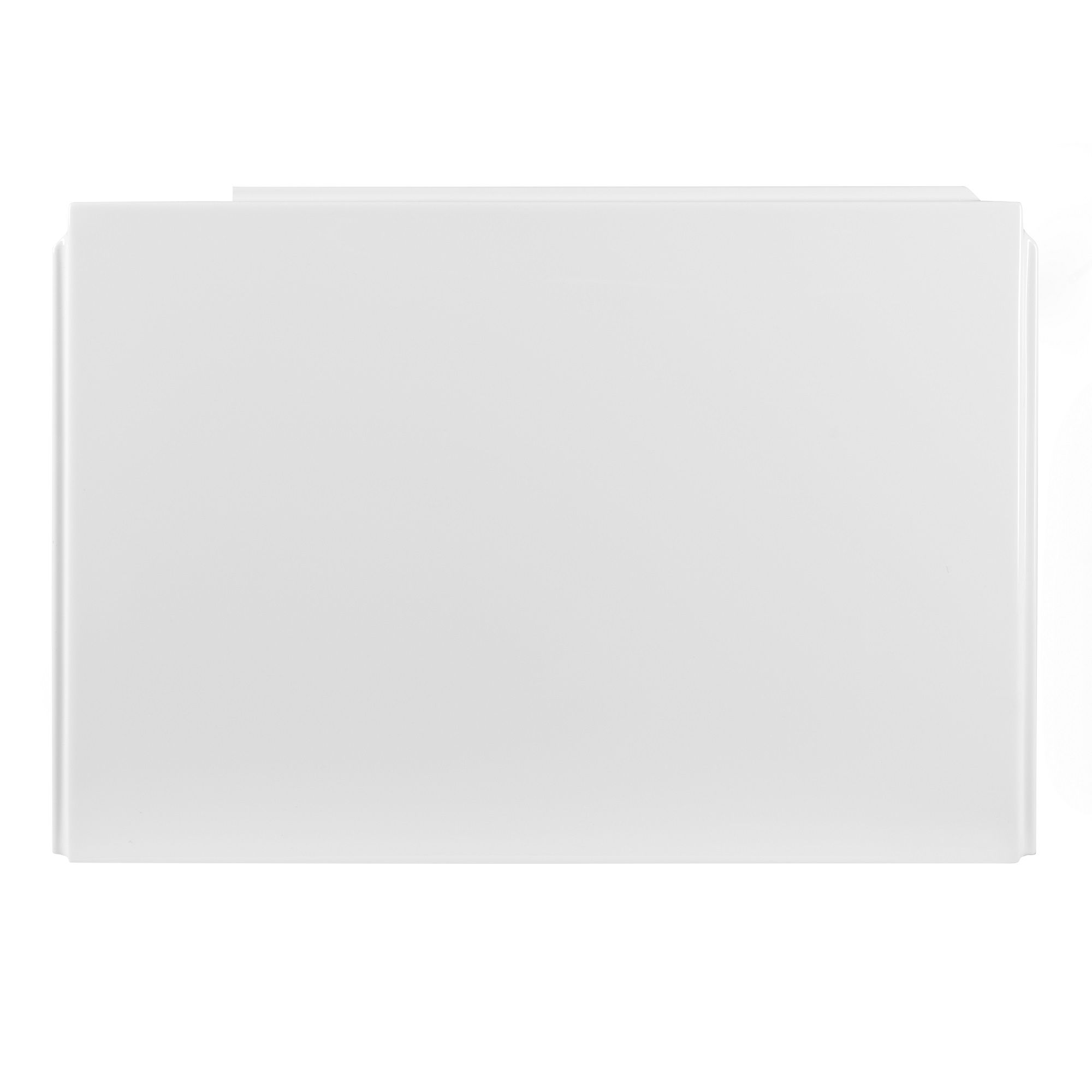 Cooke & Lewis Spacesaver Gloss White Curved End Bath panel (H)51cm (W)75cm