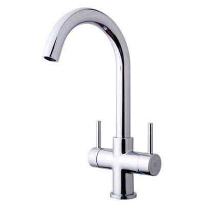 Cooke & Lewis Stainless steel 1 Bowl Sink, tap & waste kit