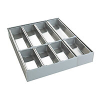Cooke & Lewis Stainless steel Utensil tray, (H)600mm