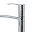 Cooke & Lewis Tolmer Chrome effect Kitchen Top lever Tap