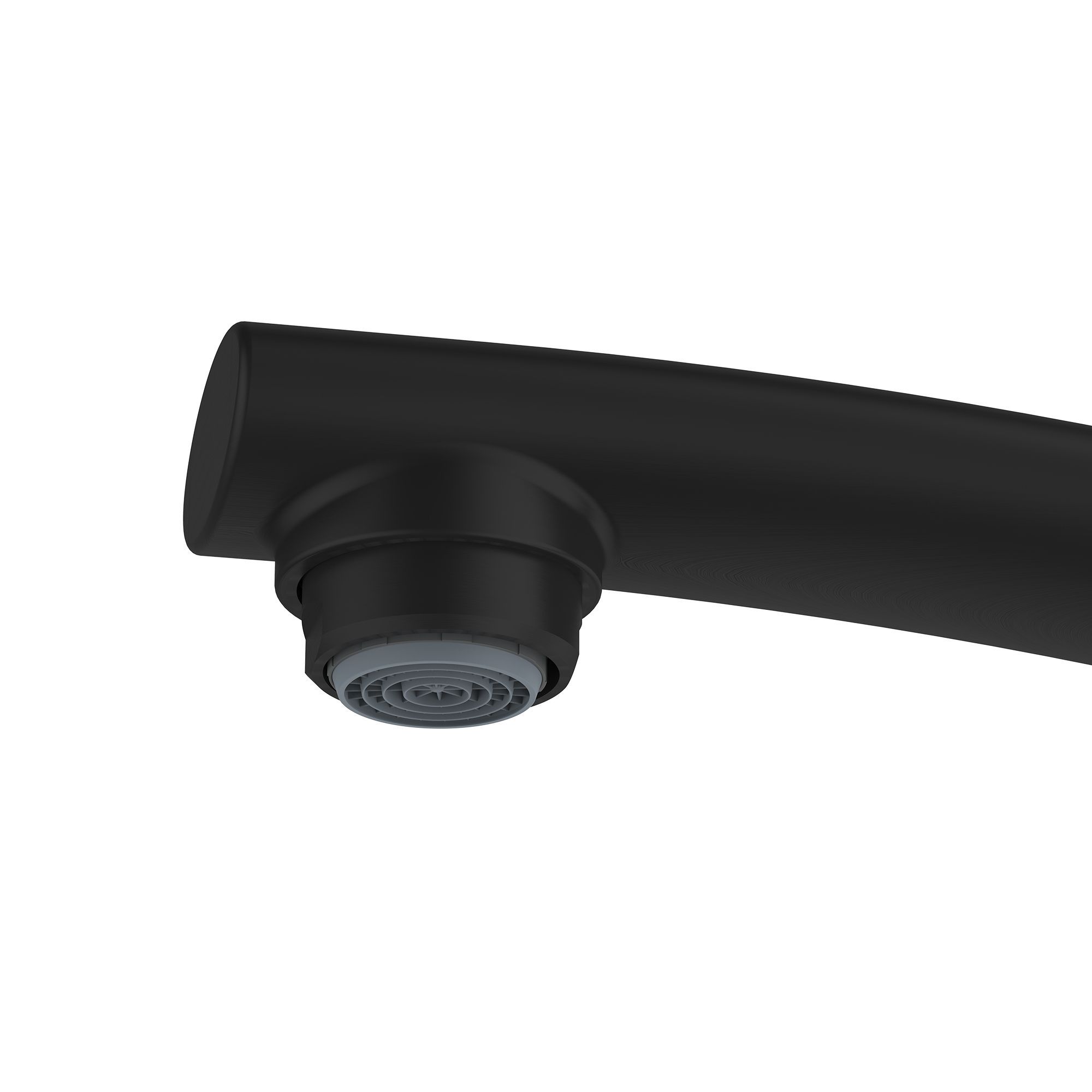 Cooke & Lewis Tolmer Matt Black Kitchen Top lever Tap