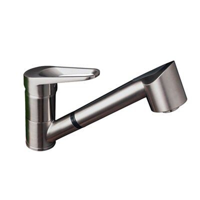 Cooke & Lewis Torrent Nickel effect Kitchen Monobloc Tap