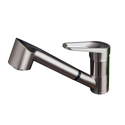 Cooke & Lewis Torrent Nickel effect Kitchen Monobloc Tap