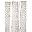 Cooke & Lewis Tulipa White Floral Shower curtain (H)200cm (W)180cm
