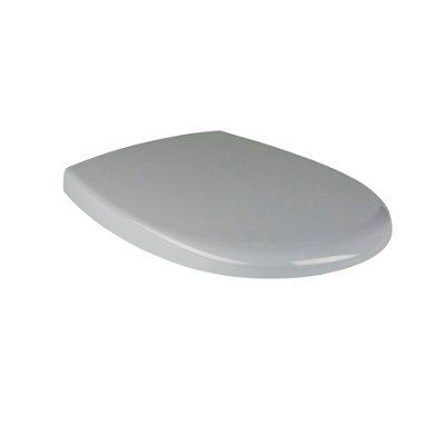 Cooke & Lewis Valtos Grey Soft close Toilet seat