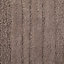 Cooke & Lewis Vorma Taupe Stripe & Tufty Rectangular Bath mat (L)80cm (W)50cm