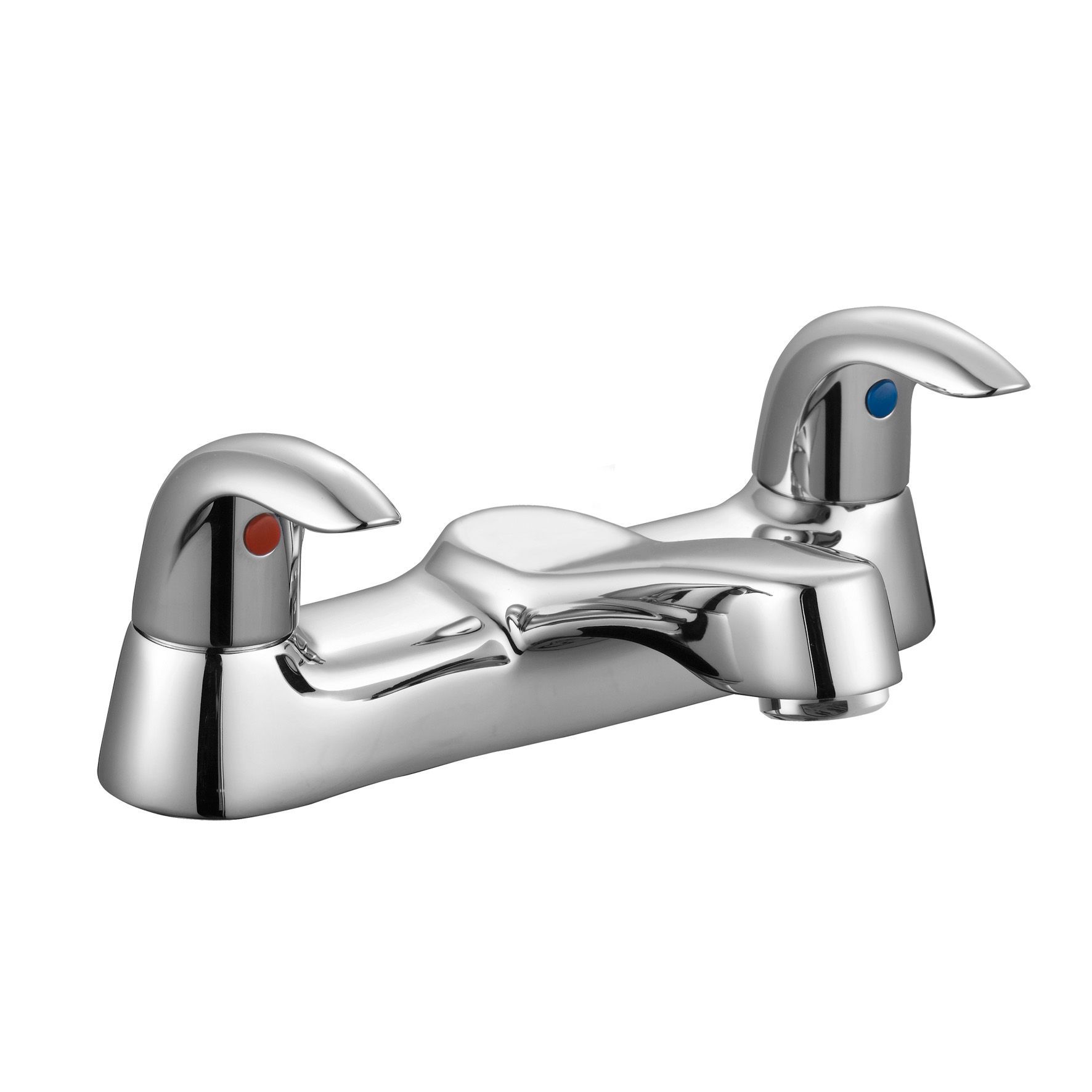 Cooke & Lewis Wave Chrome Finish Bath Mixer Tap | DIY At B&Q