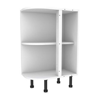 Curved end store kitchen units