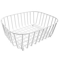 Cooke & Lewis White Metal Storage basket (H)15cm (W)39.5cm