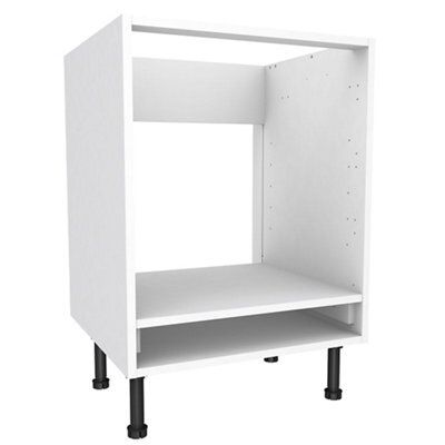 Cooke & Lewis White Oven housing Base cabinet, (W)600mm