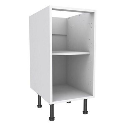 Cooke & Lewis White Standard Base cabinet, (W)400mm