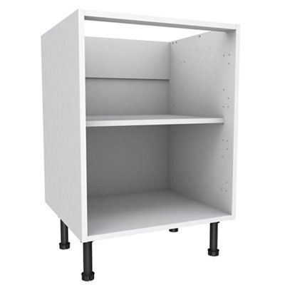 Cooke & Lewis White Standard Base cabinet, (W)600mm