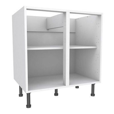 Cooke & Lewis White Standard Base cabinet, (W)800mm