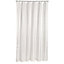Cooke & Lewis White Striped Shower curtain (H)200cm (W)180cm