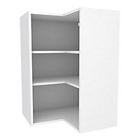 Cooke & Lewis White Tall Corner Wall cabinet, (W)625mm (D)335mm