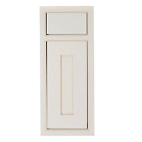 Cooke & Lewis Woburn Framed Ivory Drawerline door & drawer front, (W)300mm