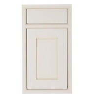 Cooke & Lewis Woburn Framed Ivory Drawerline door & drawer front, (W)400mm (H)720mm (T)22mm