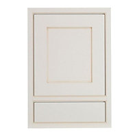 Cooke & Lewis Woburn Framed Ivory Drawerline door & drawer front, (W)500mm