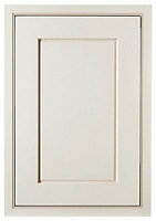 Cooke & Lewis Woburn Framed Ivory Standard Cabinet door (W)500mm (H)720mm (T)22mm