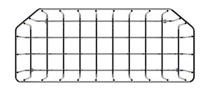 Cooke & Lewis Zeol Stainless steel Bowl basket, (W)365mm