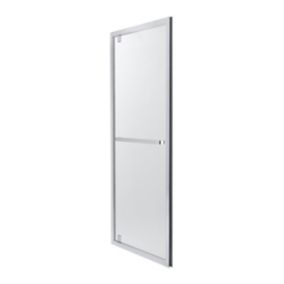 Cooke & Lewis Zilia Frameless Pivot Shower Door (W)760mm