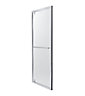 Cooke & Lewis Zilia Silver effect Clear No design Half open pivot Shower Door (H)200cm (W)90cm