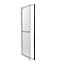 Cooke & Lewis Zilia Silver effect Clear Pivot Shower Door (H)200cm (W)76cm
