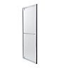 Cooke & Lewis Zilia Silver effect Clear Pivot Shower Door (H)200cm (W)76cm