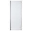 Cooke & Lewis Zilia Stainless steel Fixed Shower panel (H)2000mm (W)800mm
