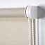 Corded Ivory Plain Daylight Roller Blind (W)120cm (L)160cm