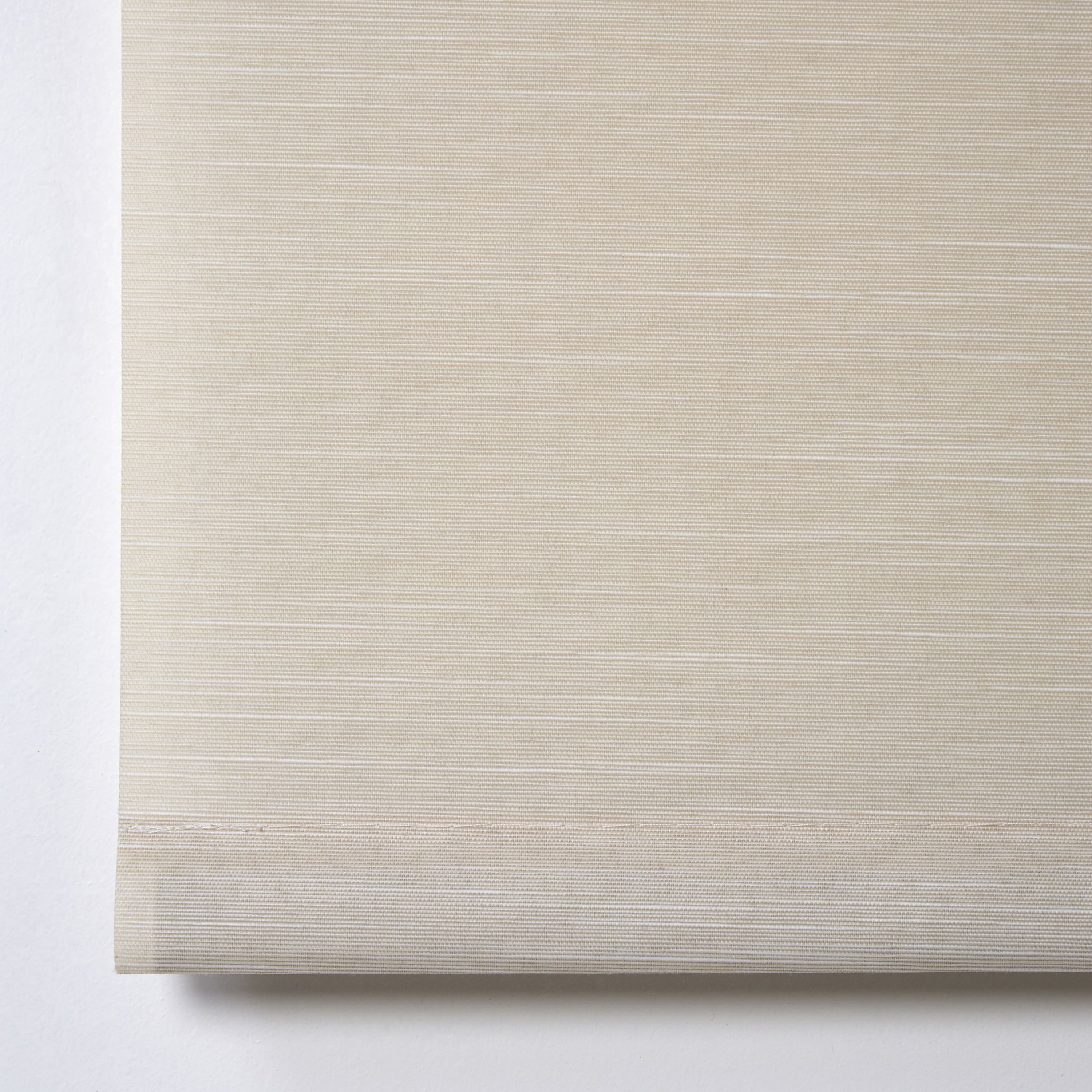 Corded Ivory Plain Daylight Roller Blind (W)180cm (L)160cm