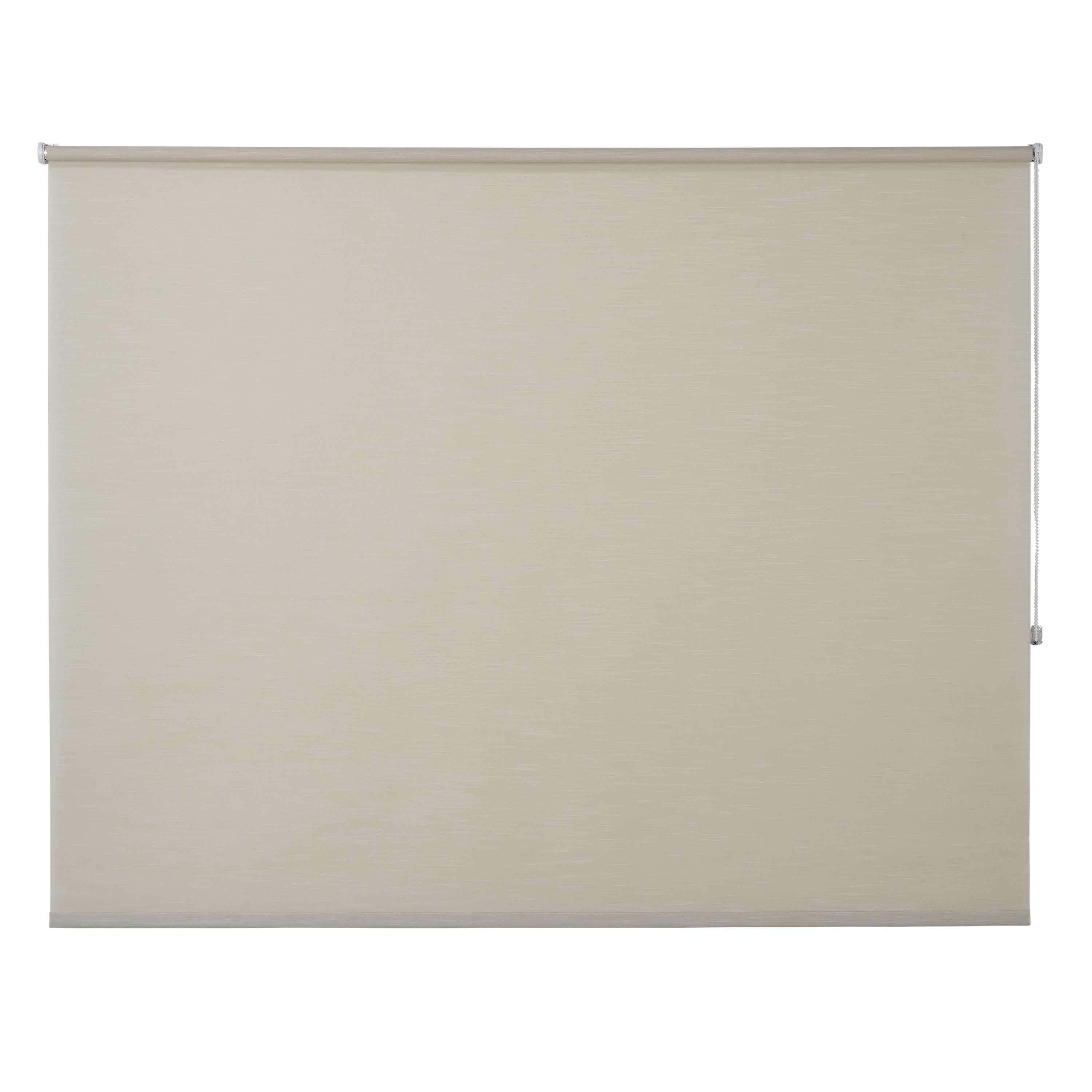 Corded Ivory Plain Daylight Roller Blind (W)180cm (L)160cm