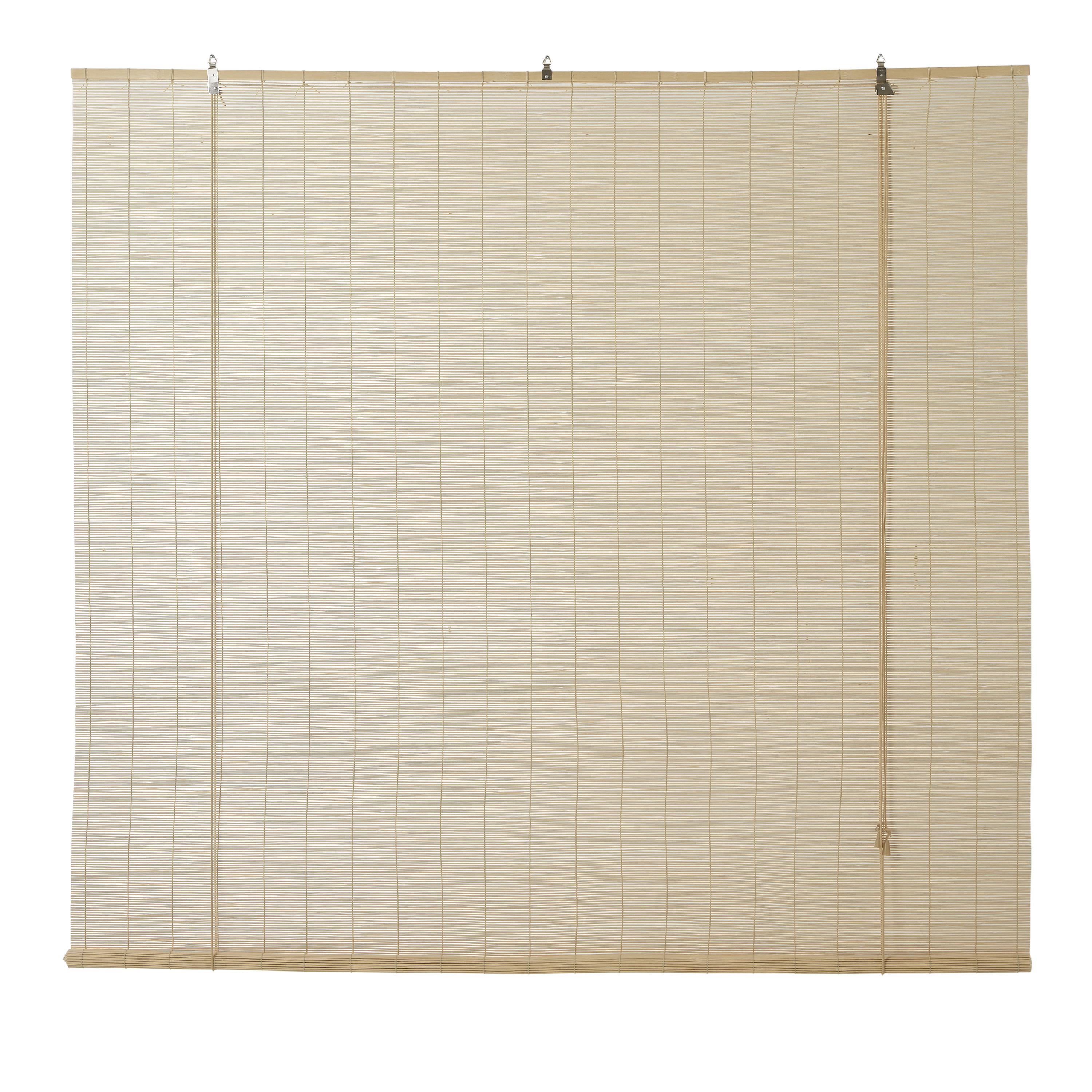 Corded Natural Plain Daylight Roller Blind (W)160cm (L)180cm