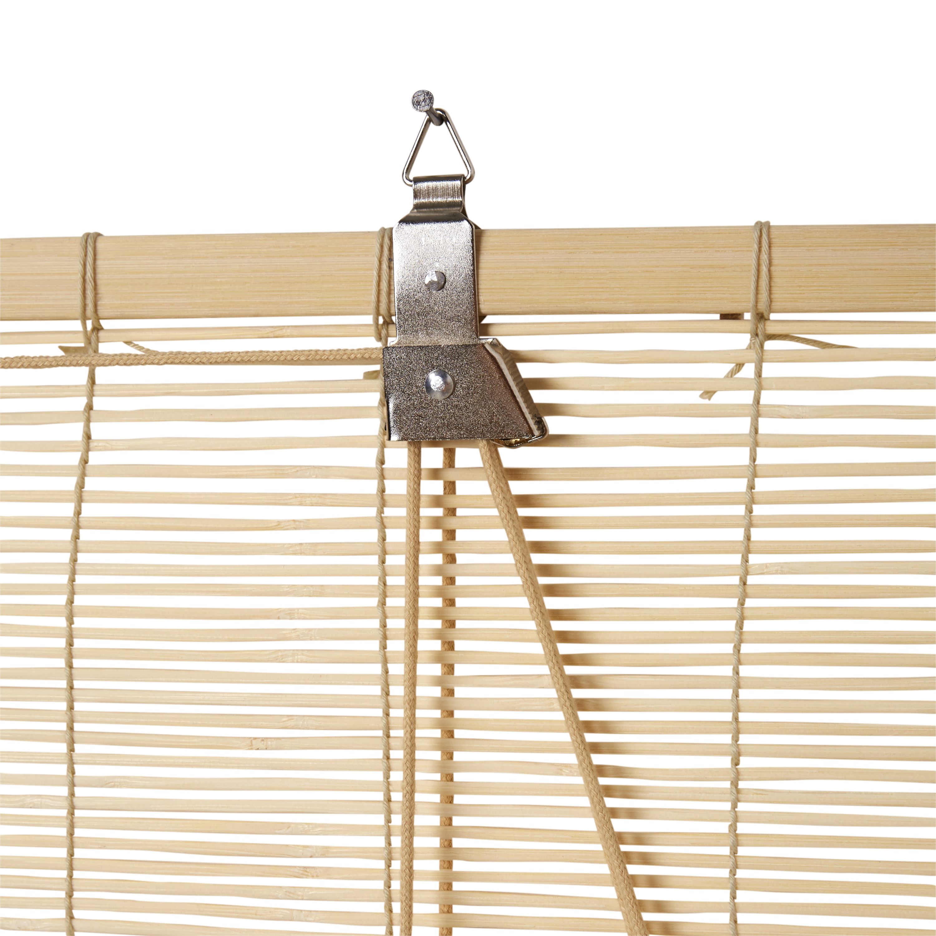 Corded Natural Plain Daylight Roller Blind (W)160cm (L)180cm