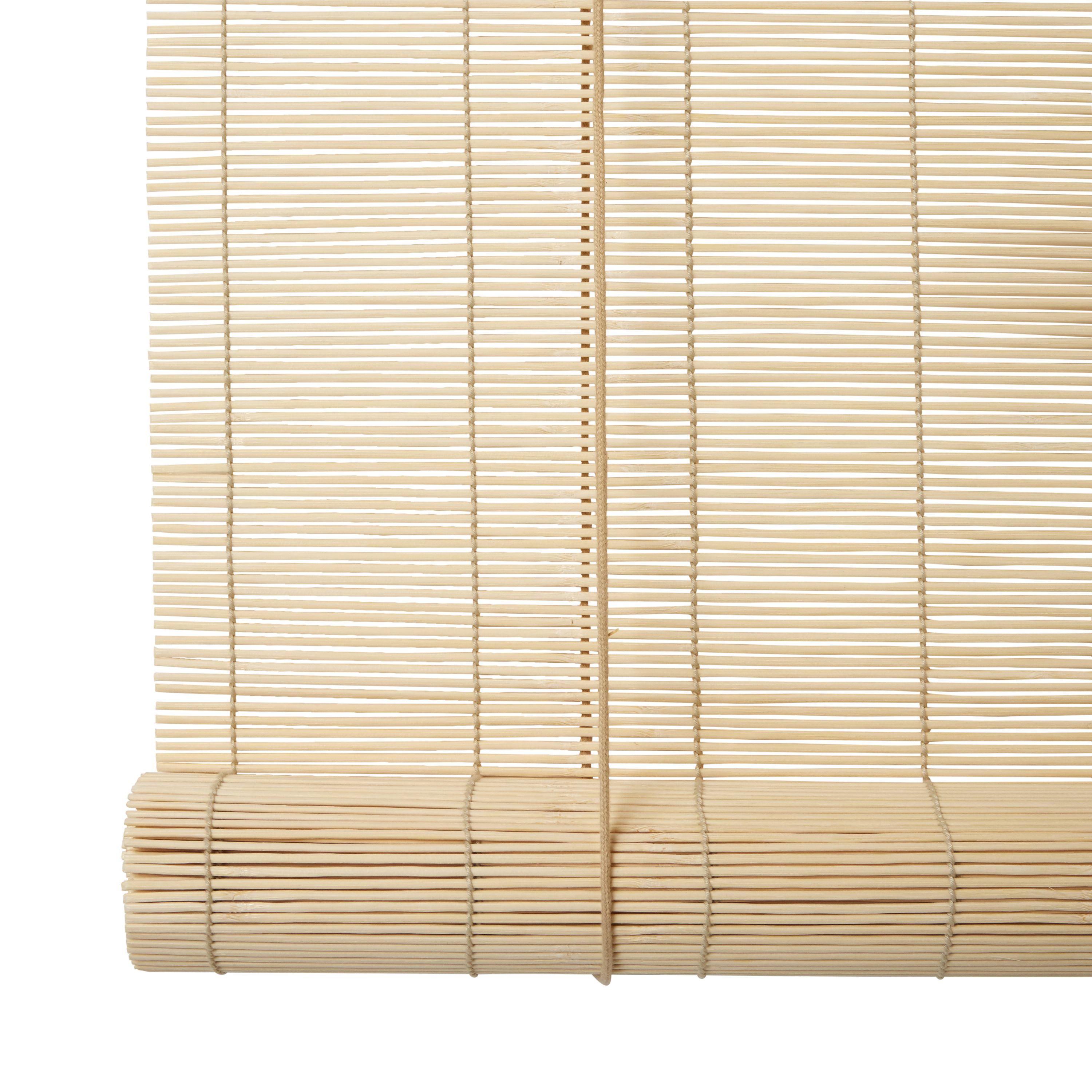 Corded Natural Plain Daylight Roller Blind (W)160cm (L)180cm