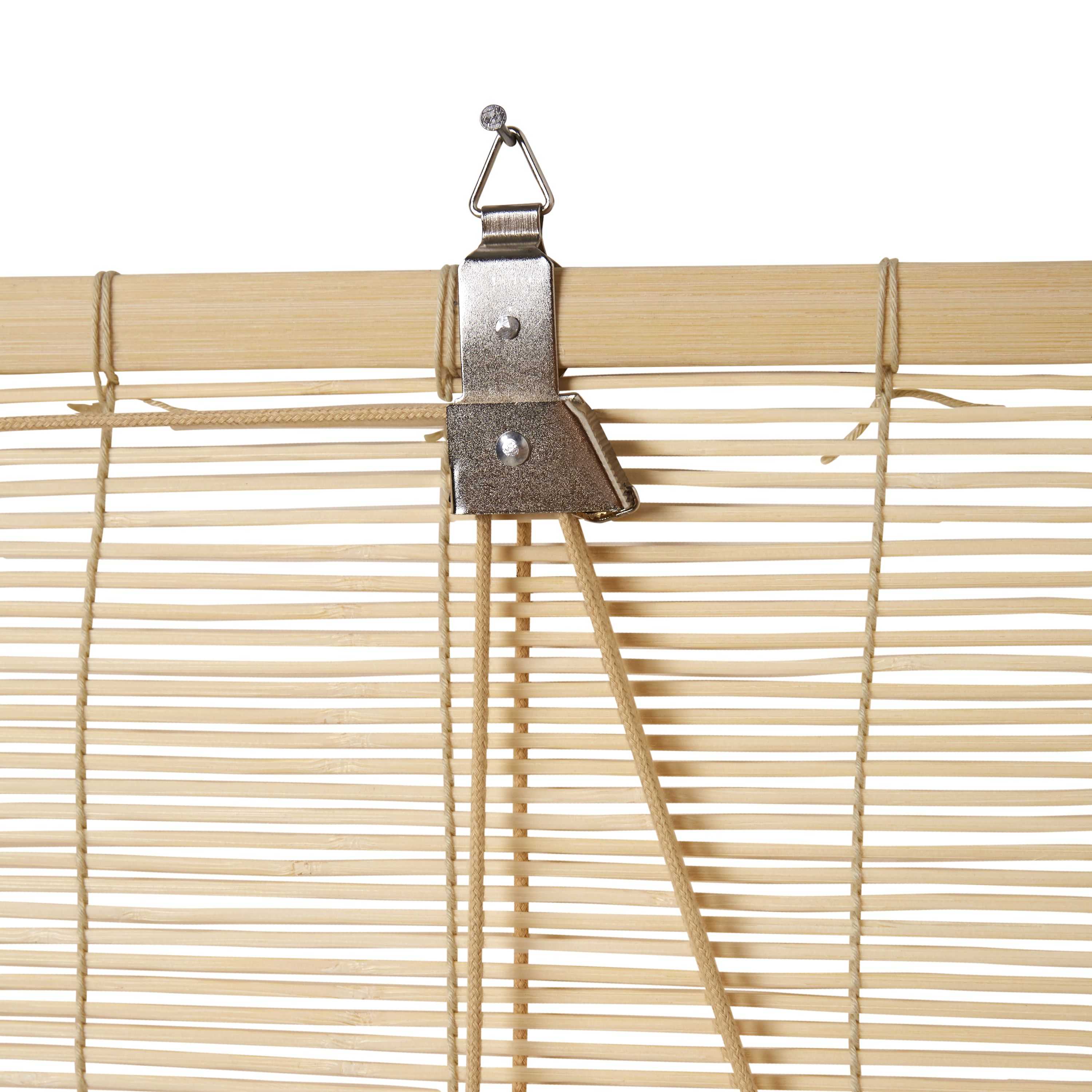Corded Natural Plain Daylight Roller Blind (W)180cm (L)180cm
