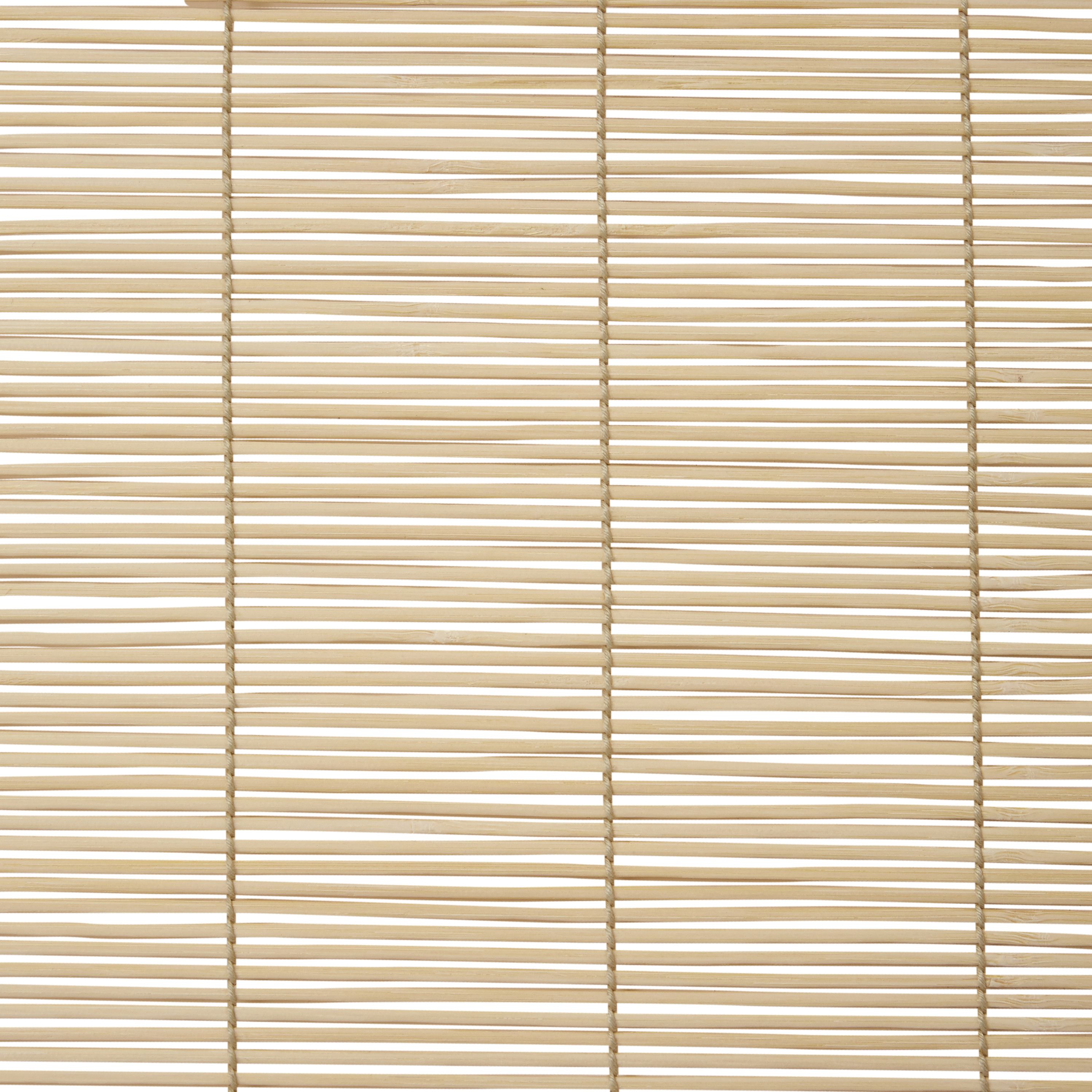 Corded Natural Plain Daylight Roller Blind (W)180cm (L)180cm