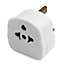 CORElectric 13A White World to UK Travel adaptor
