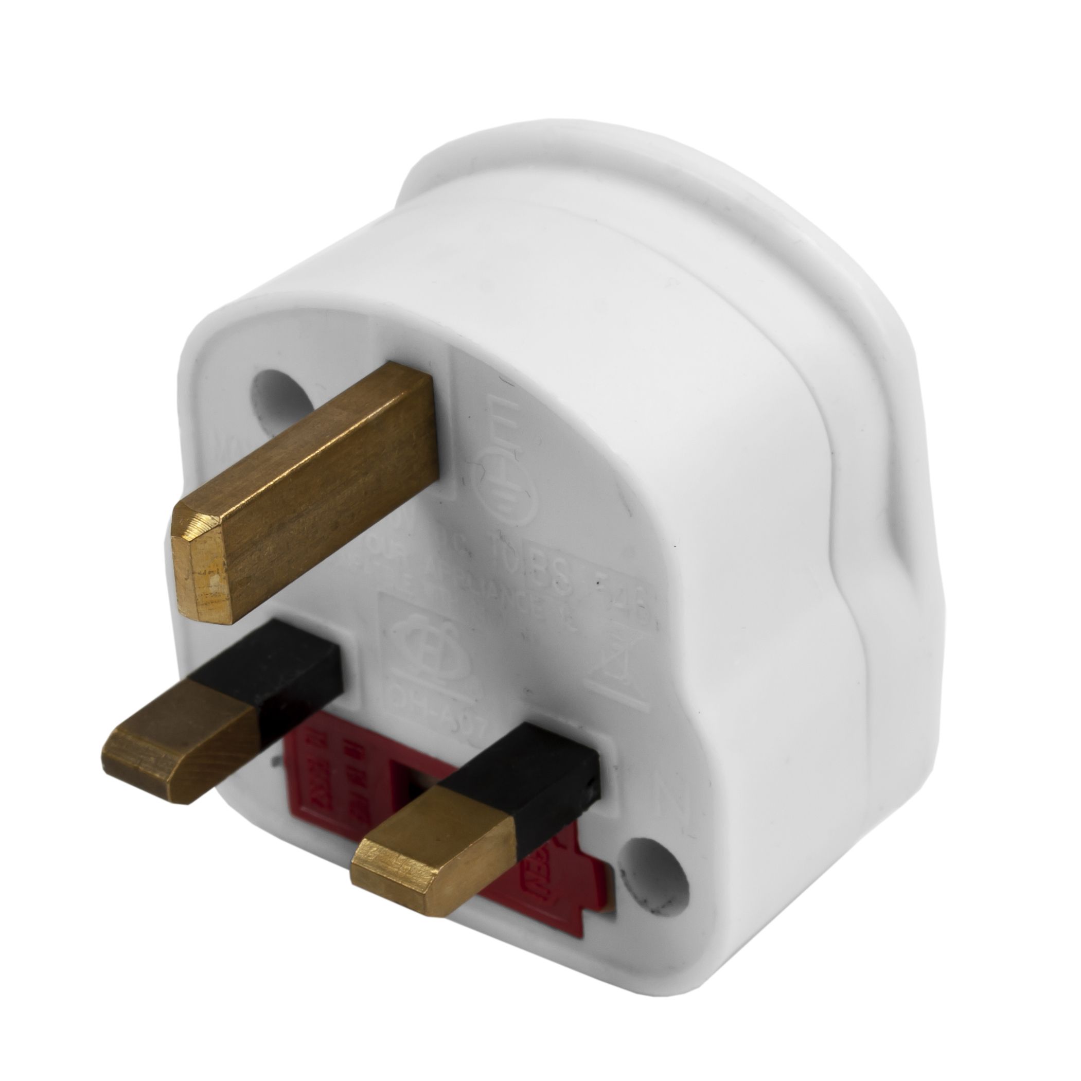 Maplin UK to European Travel Adapter - White, Chargers & Adapters, Maplin